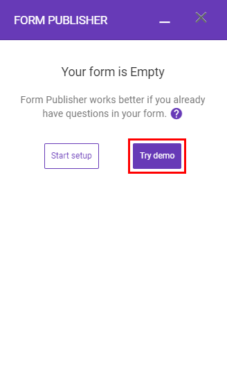 form publisher documentation
