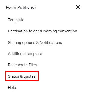 Transfer Ownership Of Form Publisher Settings Trigger The Add On From Another Account Documentation Form Publisher Support
