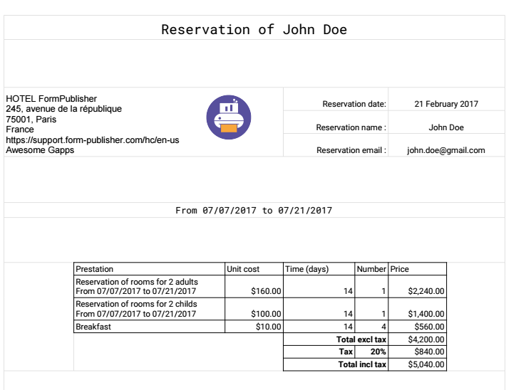 Use advanced formulas in your Google Sheets template 